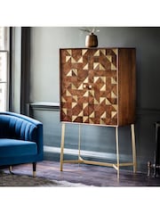 Gallery Home Brown Buffalo Drinks Cabinet - Image 1 of 3