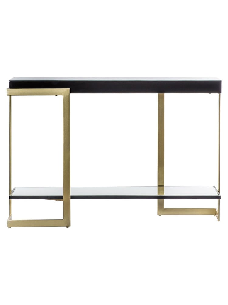 Gallery Home Black Irwin Console Table - Image 3 of 3