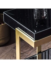 Gallery Home Black Irwin Side Table - Image 2 of 3