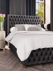 Laurence Llewelyn-Bowen Black Seren End Lift Ottoman Storage Bed - Image 3 of 5