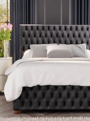 Laurence Llewelyn-Bowen Black Seren End Lift Ottoman Storage Bed - Image 4 of 5