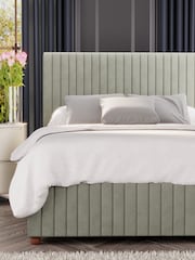Laurence Llewelyn-Bowen Duck Egg Blue Estella End Lift Ottoman Storage Bed - Image 4 of 5