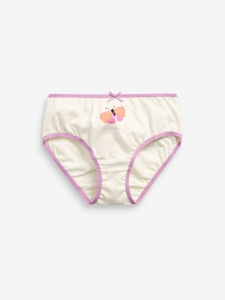 Ecru/Pastel Days of the Week 7 Pack Briefs (1.5-16yrs) - Image 8 of 10