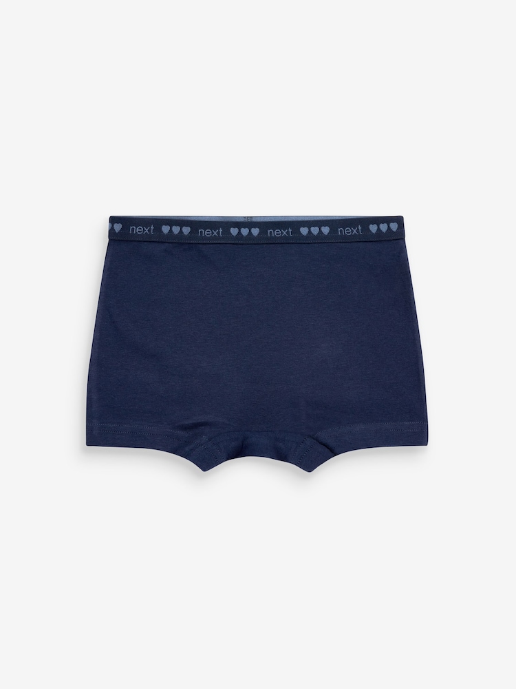 Navy Blue Short Briefs 5 Pack (2-16yrs) - Image 5 of 6