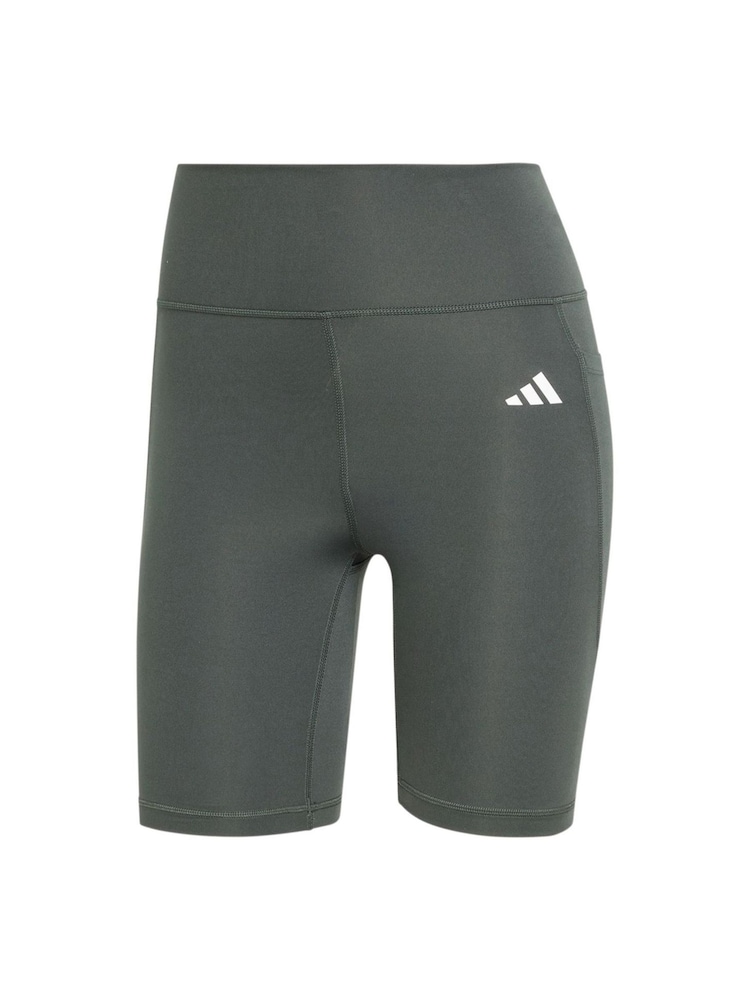 adidas Optimé Essentials Stash Pocket 7-Inch Short Leggings - תמונה 5 מתוך 5 adidas Optimé Essentials Stash Pocket 7-Inch Short Leggings - תמונה 5 מתוך 5