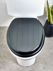 Black Malvern Antibacterial Toilet Seat - Image 1 of 3