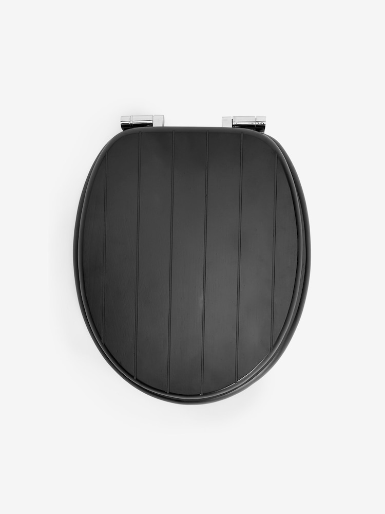 Black Malvern Antibacterial Toilet Seat - Image 2 of 3