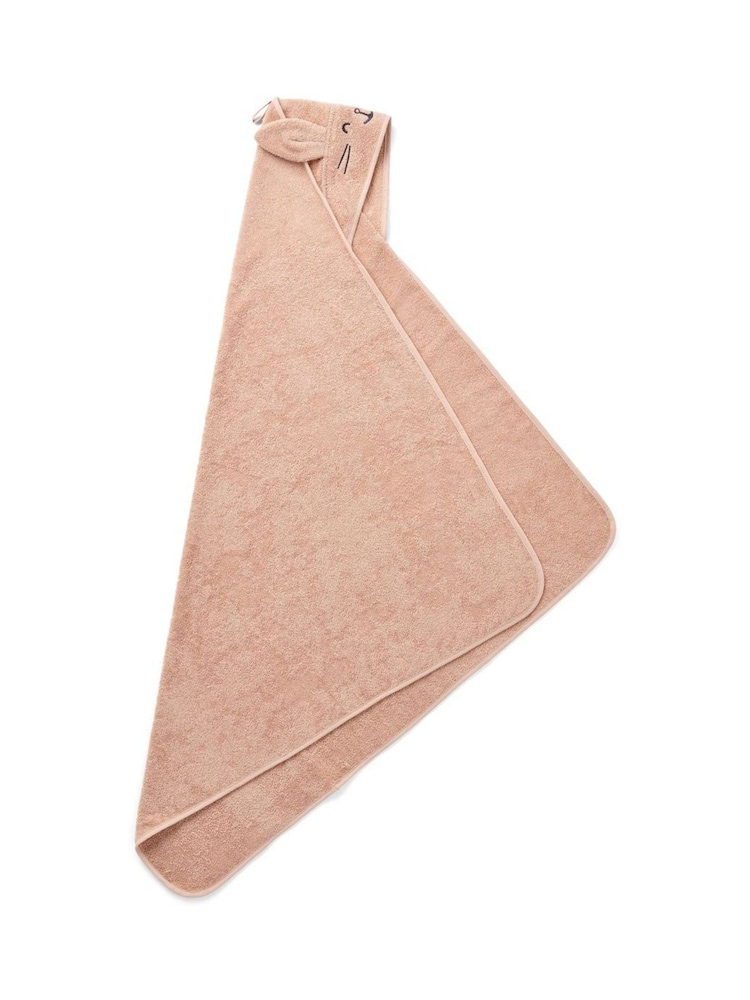 Liewood Pink Augusta Rabbit Hooded Towel - Image 2 of 2 Liewood Pink Augusta Rabbit Hooded Towel - Image 2 of 2