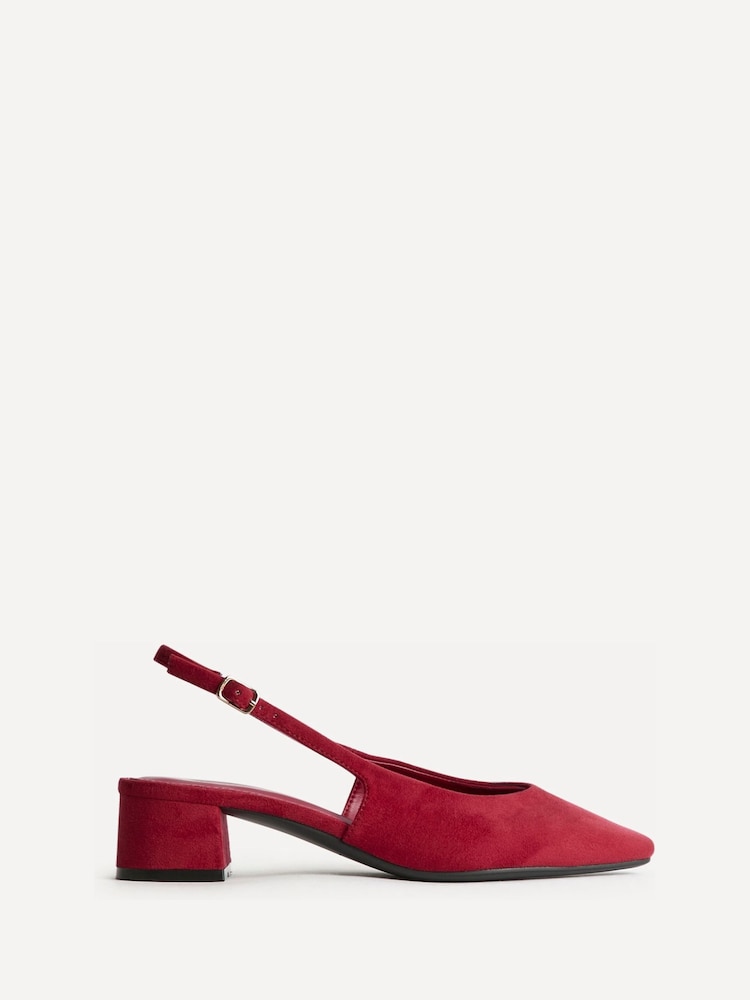 Linzi Red Aire Slingback Court Heels - Image 2 of 5 Linzi Red Aire Slingback Court Heels - Image 2 of 5