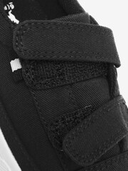 Black Wide Fit (G) Strap Touch Fastening Shoes - Image 4 of 4