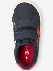 Navy Blue Standard Fit (F) Star Touch Fastening Shoes - Image 3 of 5