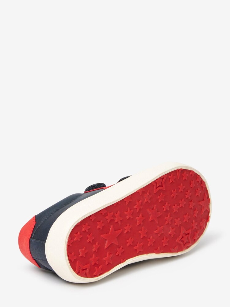 Navy Blue Standard Fit (F) Star Touch Fastening Shoes - Image 5 of 5