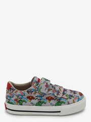 Marvel Avengers Grey Wide Fit (G) Strap Touch Fastening Shoes - Image 1 of 4
