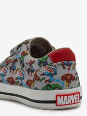Marvel Avengers Grey Wide Fit (G) Strap Touch Fastening Shoes - Image 4 of 4