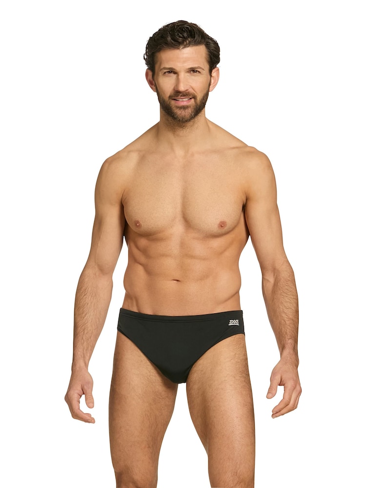 Zoggs Black Cottesloe 6.5cm Racer Swimsuit - Image 1 of 6