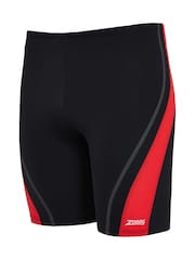 Zoggs Black Eaton 39cm Mid Jammer ECOLAST+ Swimsuit - Image 5 of 6