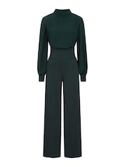 HotSquash Wide Leg Jumpsuit With Blouson Sleeve - Image 3 of 3