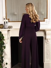 HotSquash Wide Leg Jumpsuit With Blouson Sleeve - Image 2 of 3