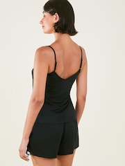 Accessorize Black Lace Trim Pyjama Set - Image 2 of 4