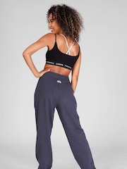 Gris - Oversized Womens Pocket Cuffed Joggers - Imagen 2 de 6