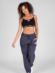 Gris - Oversized Womens Pocket Cuffed Joggers - Imagen 4 de 6