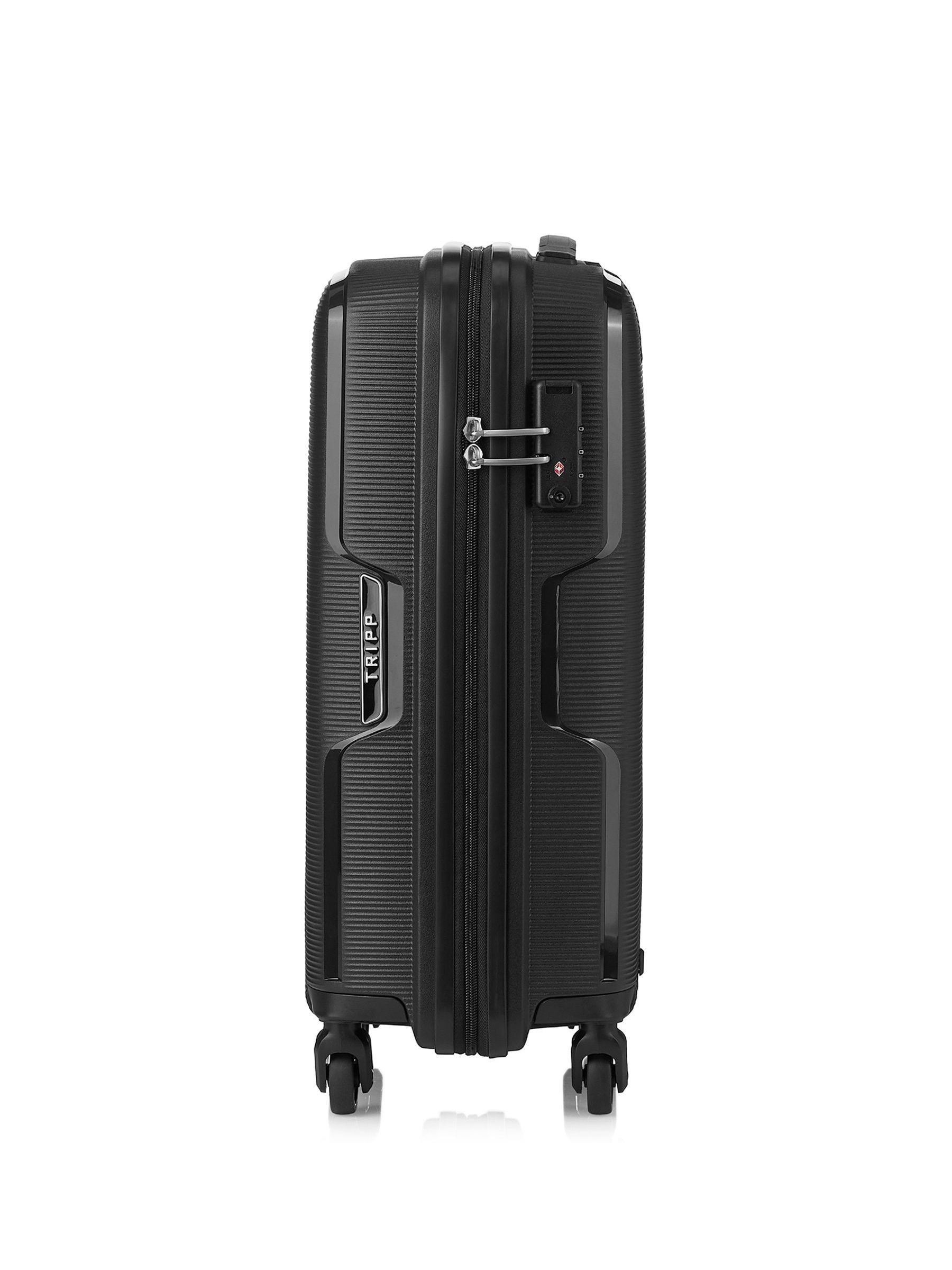 Buy Tripp Black Escape Cabin 4 Wheel Suitcase 55cm from the Next UK online shop