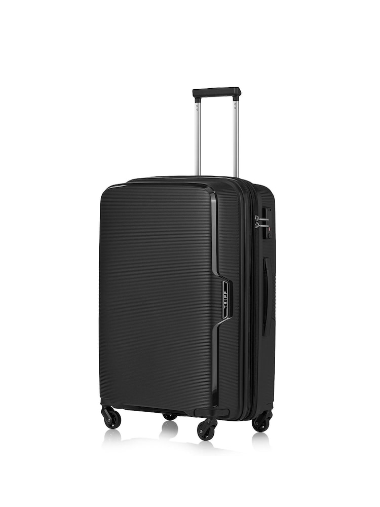 Tripp Black Medium Escape 4 Wheel Expandable Suitcase - Image 2 of 5