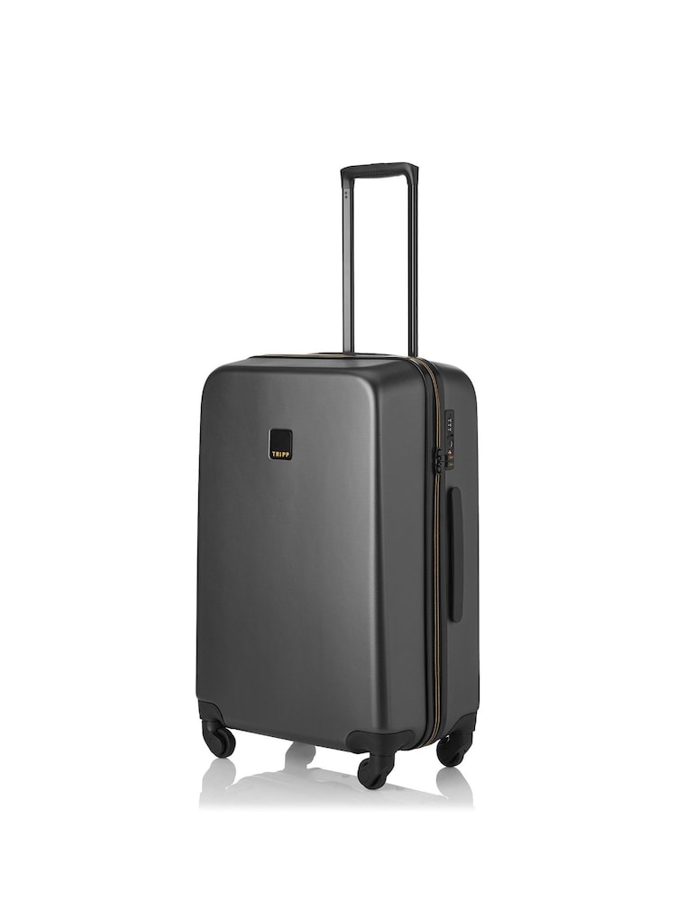 Tripp Graphite Grey Style Lite Hard Medium 4 Wheel Suitcase 69cm - Image 2 of 4