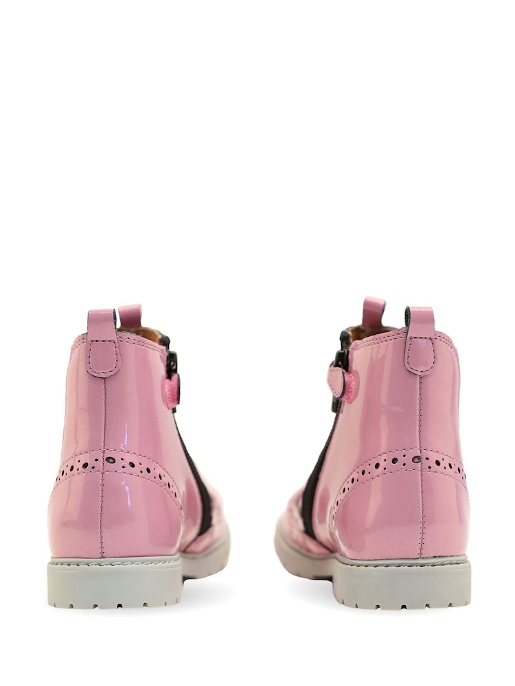 Start-Rite Chelsea Leather Zip Up Boots - Image 4 of 6