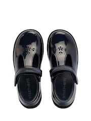 Start-Rite Liberty Black Patent Leather T-Bar Smart Shoes F Fit - Image 6 of 7
