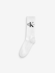 Calvin Klein White Ribbed Socks - Image 1 of 2
