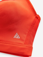 Orange Next Active Sports High Impact Zip Front Bra - Image 2 of 3