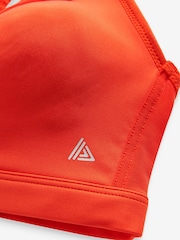 Orange Next Active Sports High Impact Zip Front Bra - Image 3 of 3