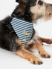 Joules Blue Medium Bandana Dog Neckerchief - Image 1 of 4