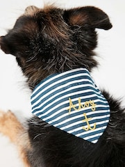 Joules Blue Small Bandana Dog Neckerchief - Image 1 of 4