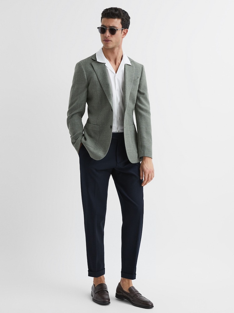 Белый - Reiss Caspa Mercerised 100% хлопковые трикотажные рубашки - Изображение 7 из 7 Белый - Reiss Caspa Mercerised 100% хлопковые трикотажные рубашки - Изображение 7 из 7