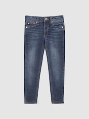 Reiss Washed Indigo James Junior Slim Jeans - Image 2 of 6