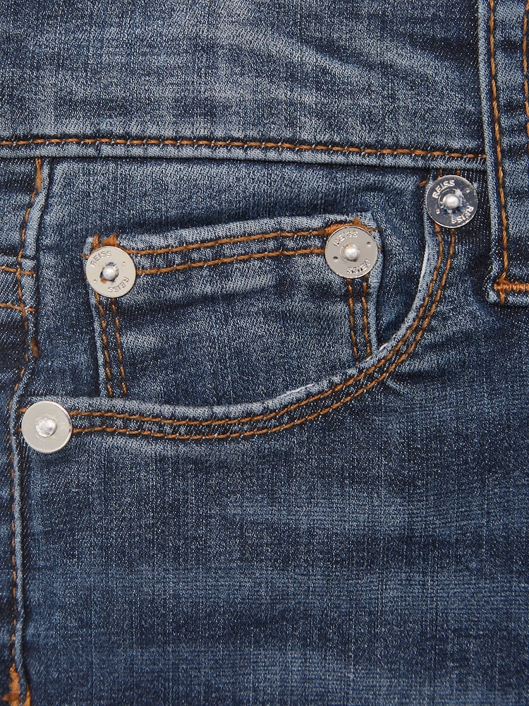 Reiss Washed Indigo James Junior Slim Jeans - Image 6 of 6