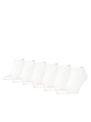 Calvin Klein White Ankle Socks 6 Pack - Image 1 of 1