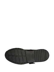 Clarks Black Multi Fit Leather Buckle Shoes - Image 7 of 7