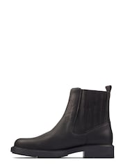 Clarks Black Standard Fit (F) Leather Orinoco2 Womens Mid Boots - Image 2 of 7