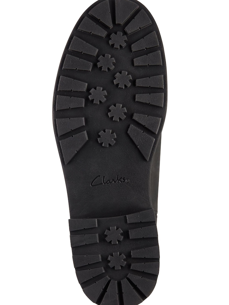 Clarks Black Standard Fit (F) Leather Orinoco2 Womens Mid Boots - Image 7 of 7