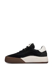 Clarks Black Suede Cica Skater Trainers - Image 2 of 7