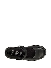Clarks Black Multi Fit Rainbow Detail Leather Shoes - Image 6 of 7