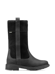 Clarks Black F fit Leather With Zip Fastening GTX Calf Hi Boots - Image 1 of 6