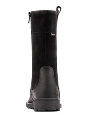 Clarks Black F fit Leather With Zip Fastening GTX Calf Hi Boots - Image 5 of 6