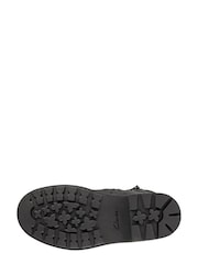 Clarks Black F fit Leather With Zip Fastening GTX Calf Hi Boots - Image 6 of 6