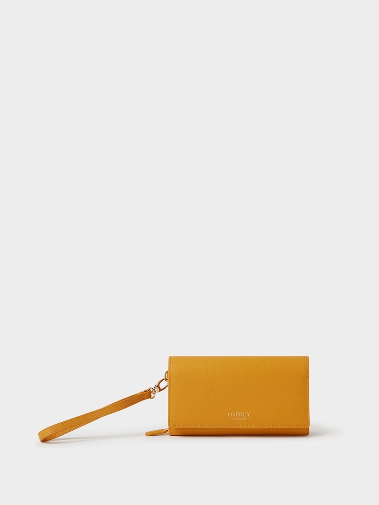 Amarillo - Monedero organizador de viajes de cuero de Osprey London - Imagen 1 de 6 Amarillo - Monedero organizador de viajes de cuero de Osprey London - Imagen 1 de 6