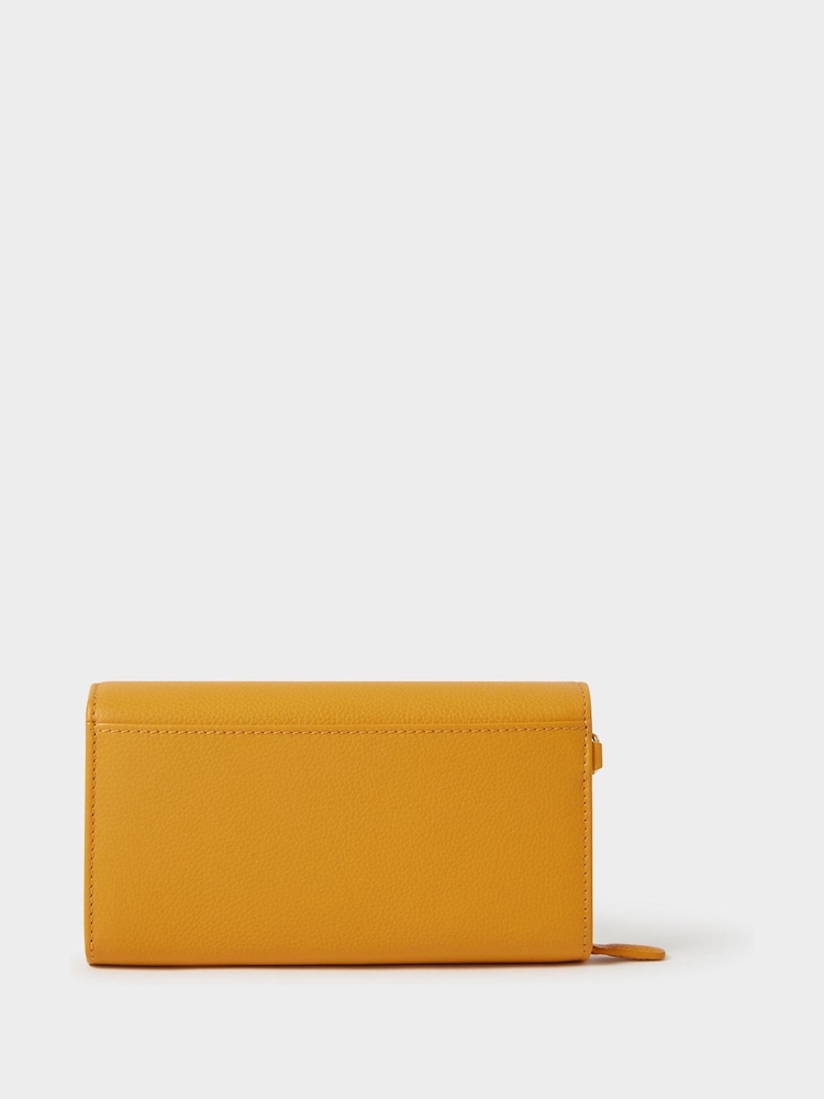 Amarillo - Monedero organizador de viajes de cuero de Osprey London - Imagen 6 de 6 Amarillo - Monedero organizador de viajes de cuero de Osprey London - Imagen 6 de 6