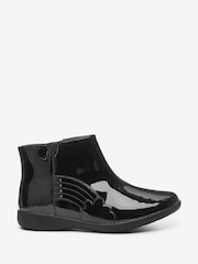 Черные лакированные ботинки с отделкой "радуга" Clarks - Изображение 1 из 8
